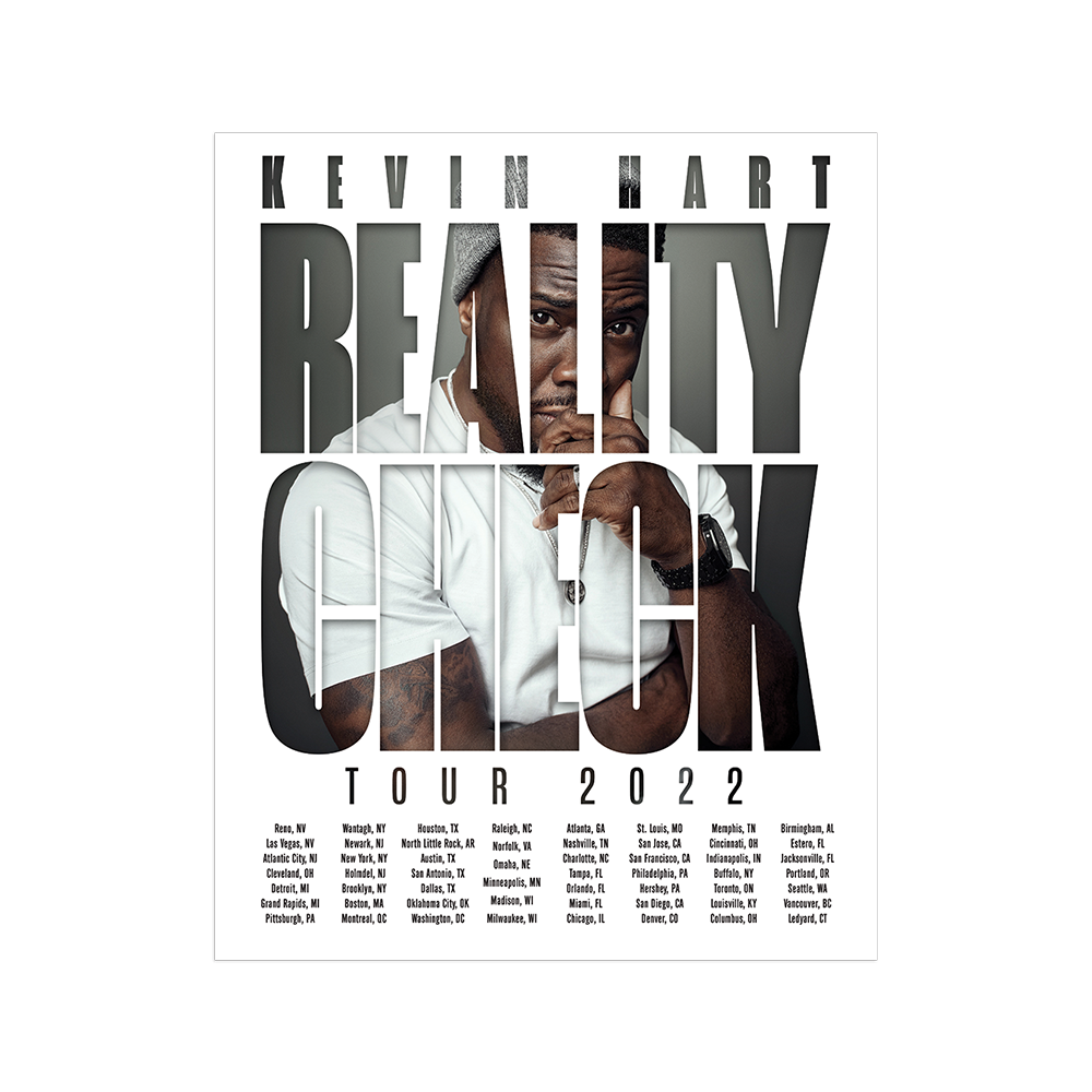 Reality Check Tour Lithograph - Kevin Hart Official Store product image