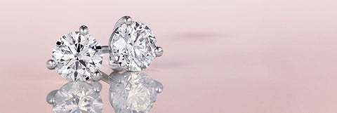diamond stud earrings hearts on fire trewarne melbourne best quality