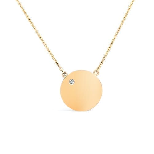 The Golden Disc Necklace – ATrio Jewelry