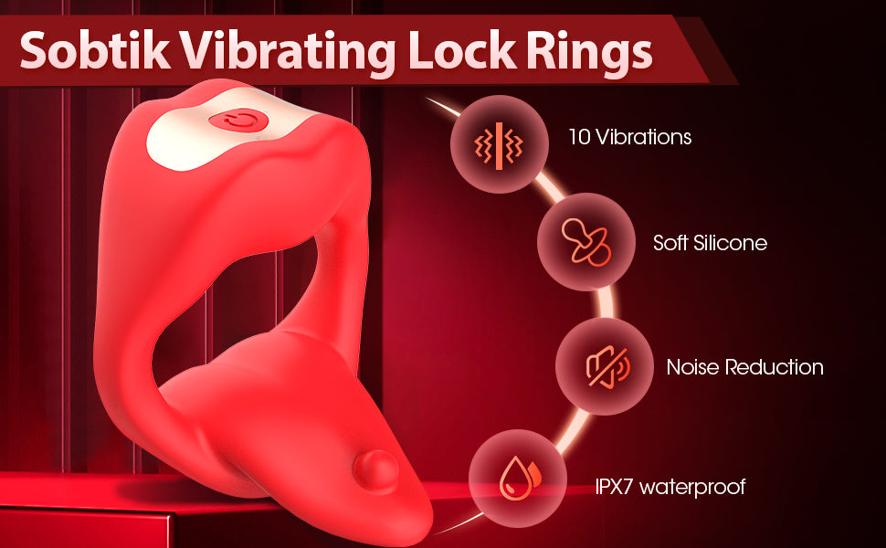 Vibrador de pene con anillo vibratorio para lamer la lengua y control remoto de aplicación para hombre y pareja