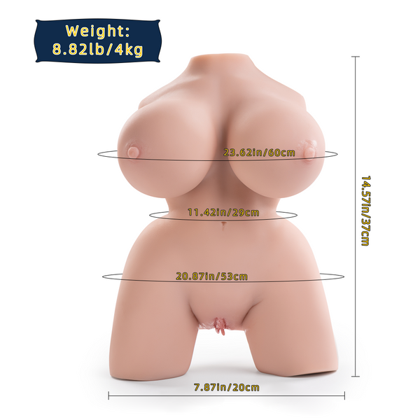 Frida 3D Channel Double Chanel Sex Doll Male Masturbator with Big Tits