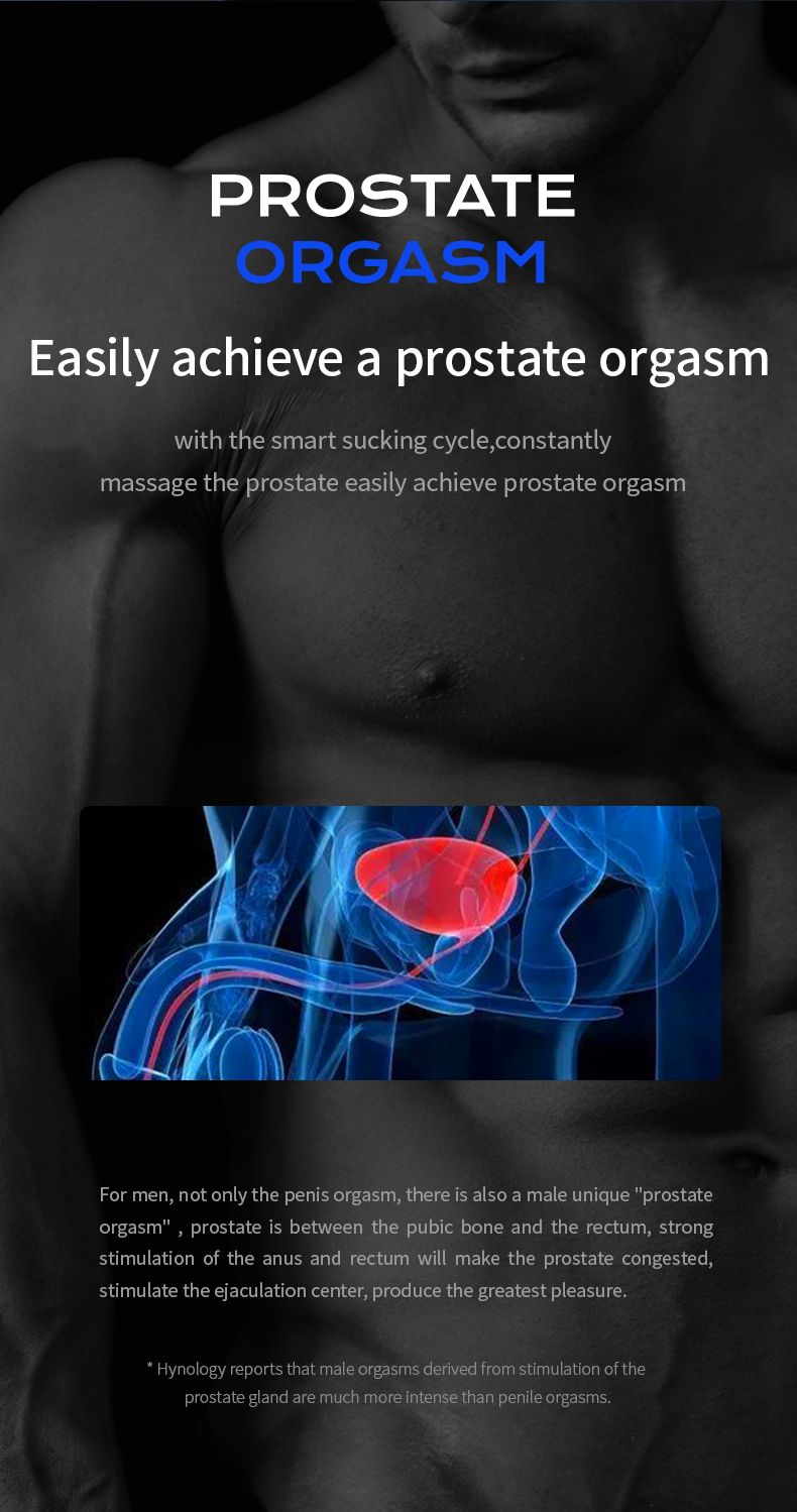 Propinkup Male Electric Anal Prostate Massager Vacuum Stimulation Silicone Butt Plug Pump2