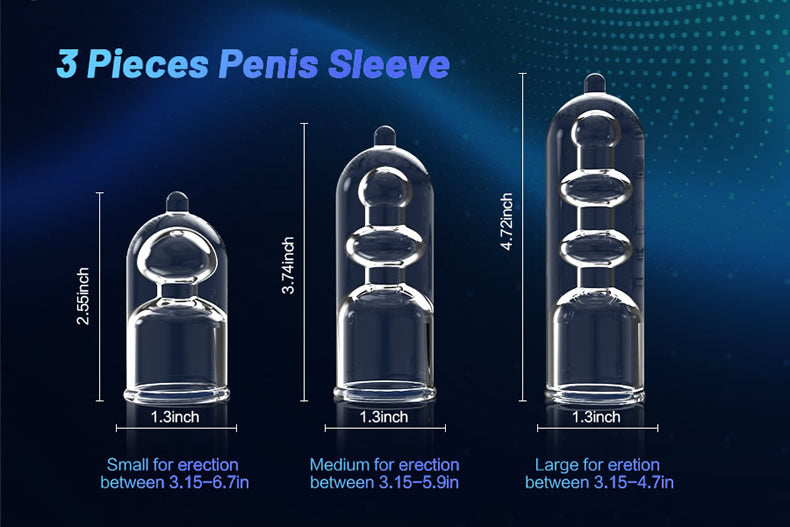 3 Pieces Penis Extenders