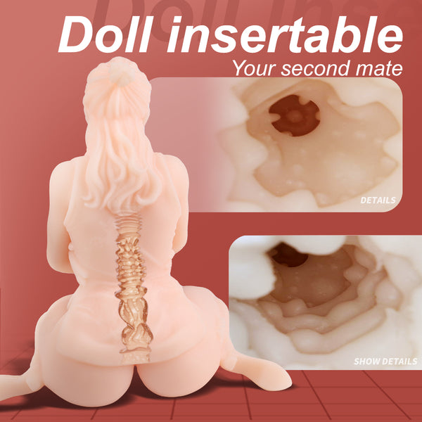 Propinkup Realistic Liquid Silicone Pocket Pussy Super Star Lifelike Doll for Male Masturbation