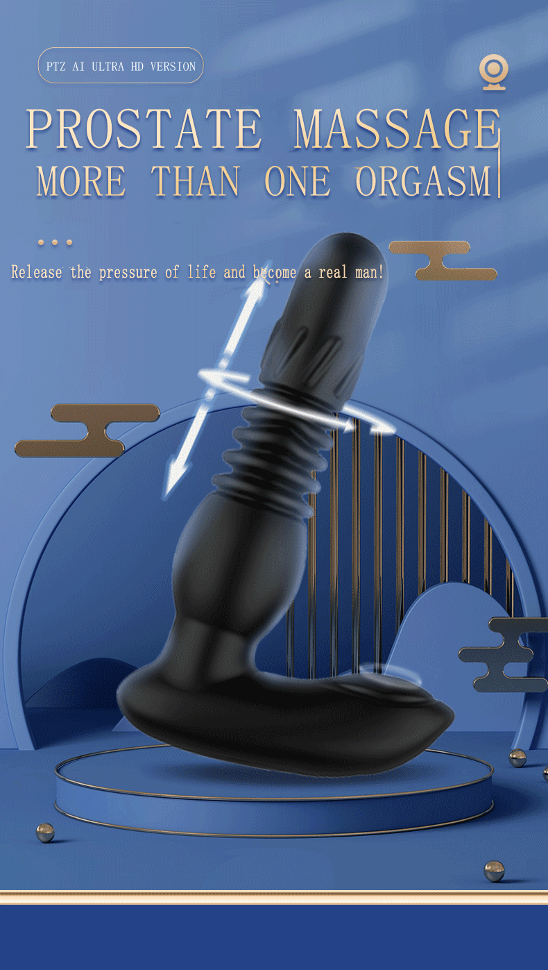Propinkup Anal Plug Enhanced Thread Design Rotation Prostate Massage