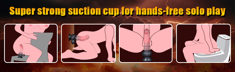 7.4 Inch Monster Dildo Realistic Dragon Dildos Silicone Anal Plug Adult Sex Toy for Beginners