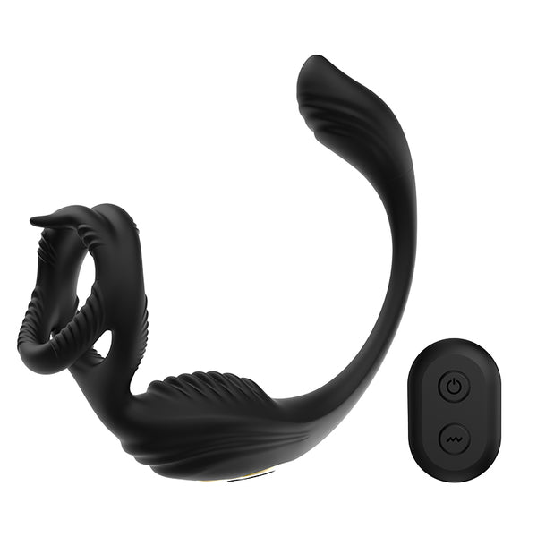 Male Prostate Massager 3 in 1 Anal Vibrator with Penis Ring & Remote Controller Sex Toys