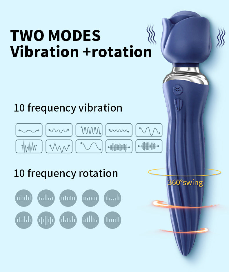DAISY 7 Vibrating & 7 Head Rotating Remote Prostate Anal Butt Plug
