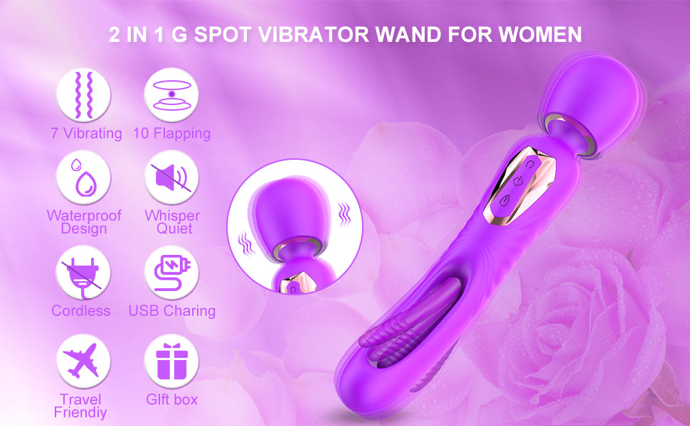 Di-Orgasm - Vibrating Massage Wand & G-spot Tapping Stimulator
