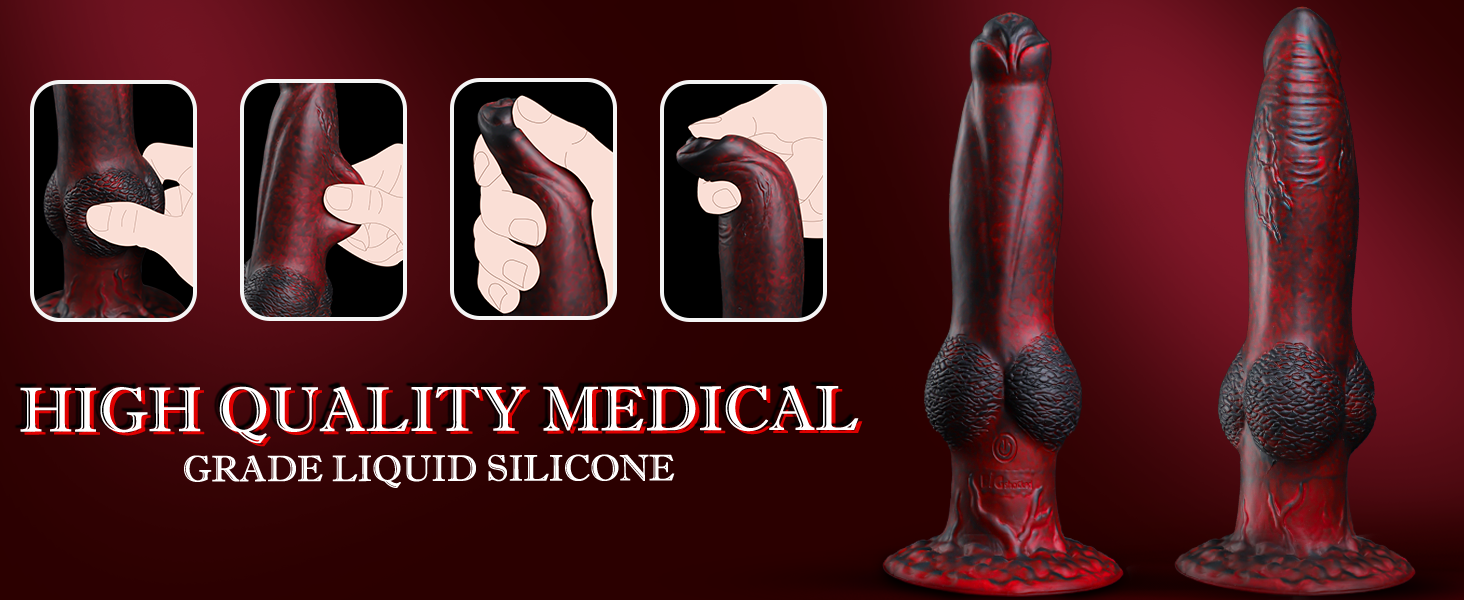 Stoßdildo Plus Size Wireless Fantasy Monster Dildos Vibrator Sexspielzeug für Frauen 8,7 Zoll