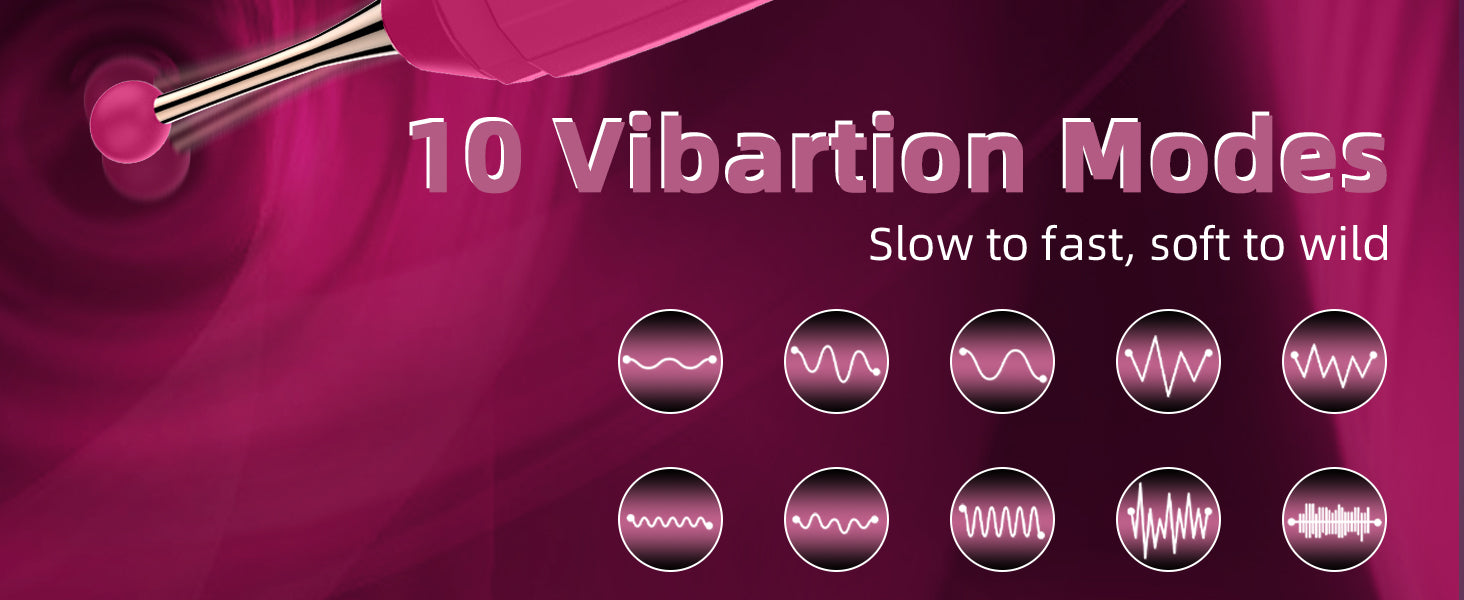 Secret Pen Vibrator Nipple Clitoral Vibrators with 10 Powerful Vibrations Adult Sex Toys