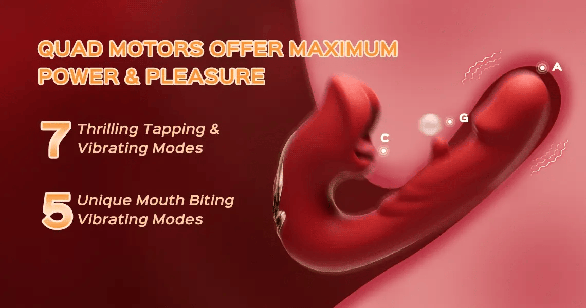 G Spot Vibrator Women Sex Toys with 7 Flapping & Vibrating & Licking Modes