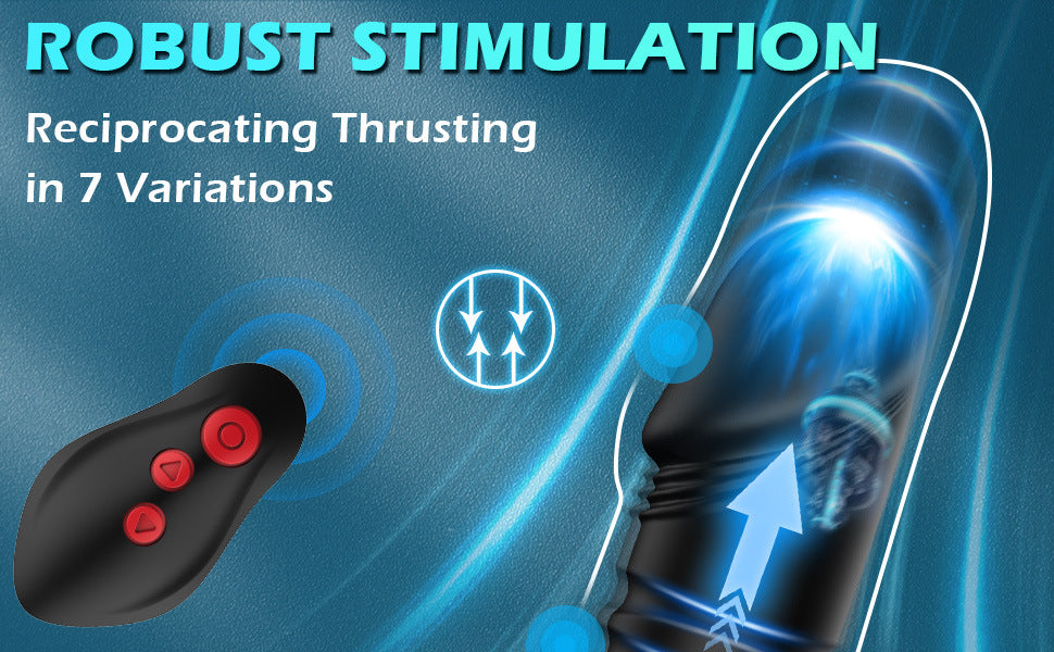 Fobono 7 Vibration 7 Thrusting App Control Anal Vibrator Prostate Mass Propinkup