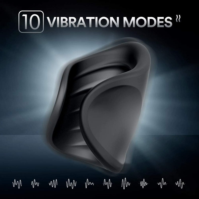 Black Hand Roll Vibrating Masturbator Sleeve