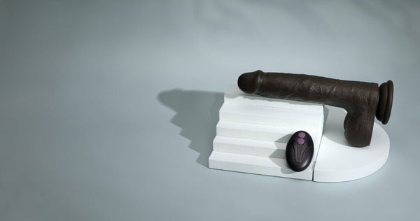 Realistic Dildo 8 inch BBC with Vibration Rotation & Thrusting Modes