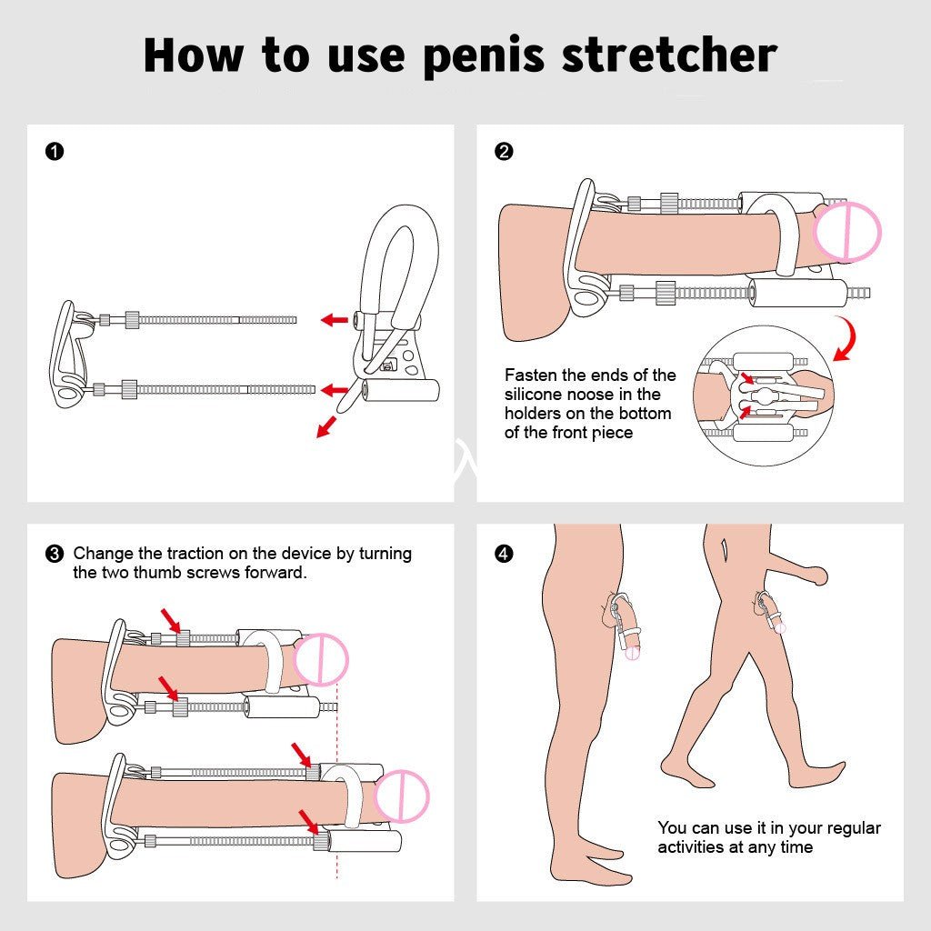 Penis Stretcher Extender Cock Training Vergrößerungsausrüstung 2024 Neu