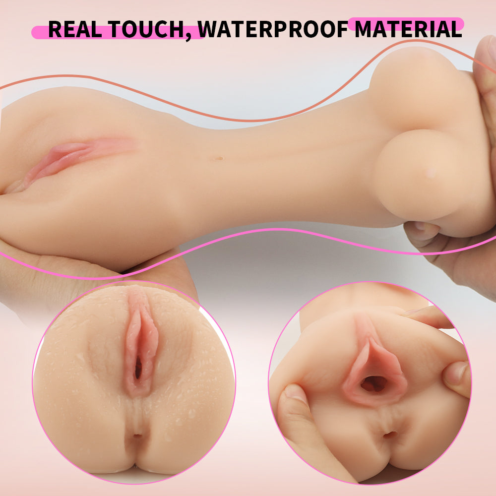 Propinkup Pink Realistic Pocket Pussy Toys Male Masturbator