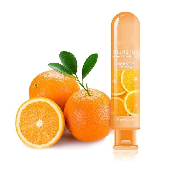 Fruit Flavored Water Based Personal Edible Gel Lubricant 80ML