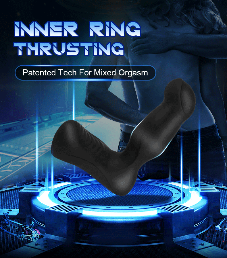 UNIMAT Ring Move Masajeador de Próstata Vibrador con Calentamiento