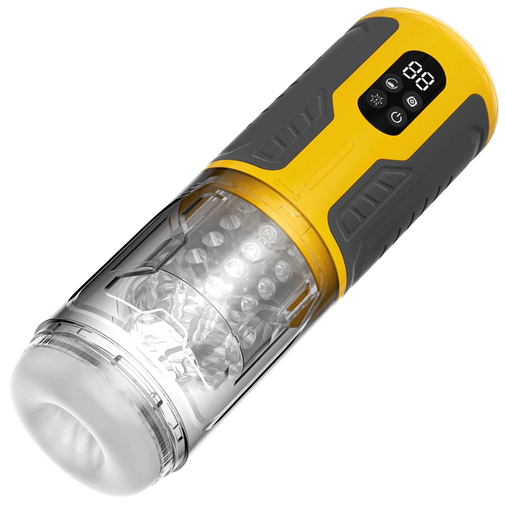 Zesty -Dual Stimulation Vibrating Thrusting & Rotating Automatic Male Masturbator