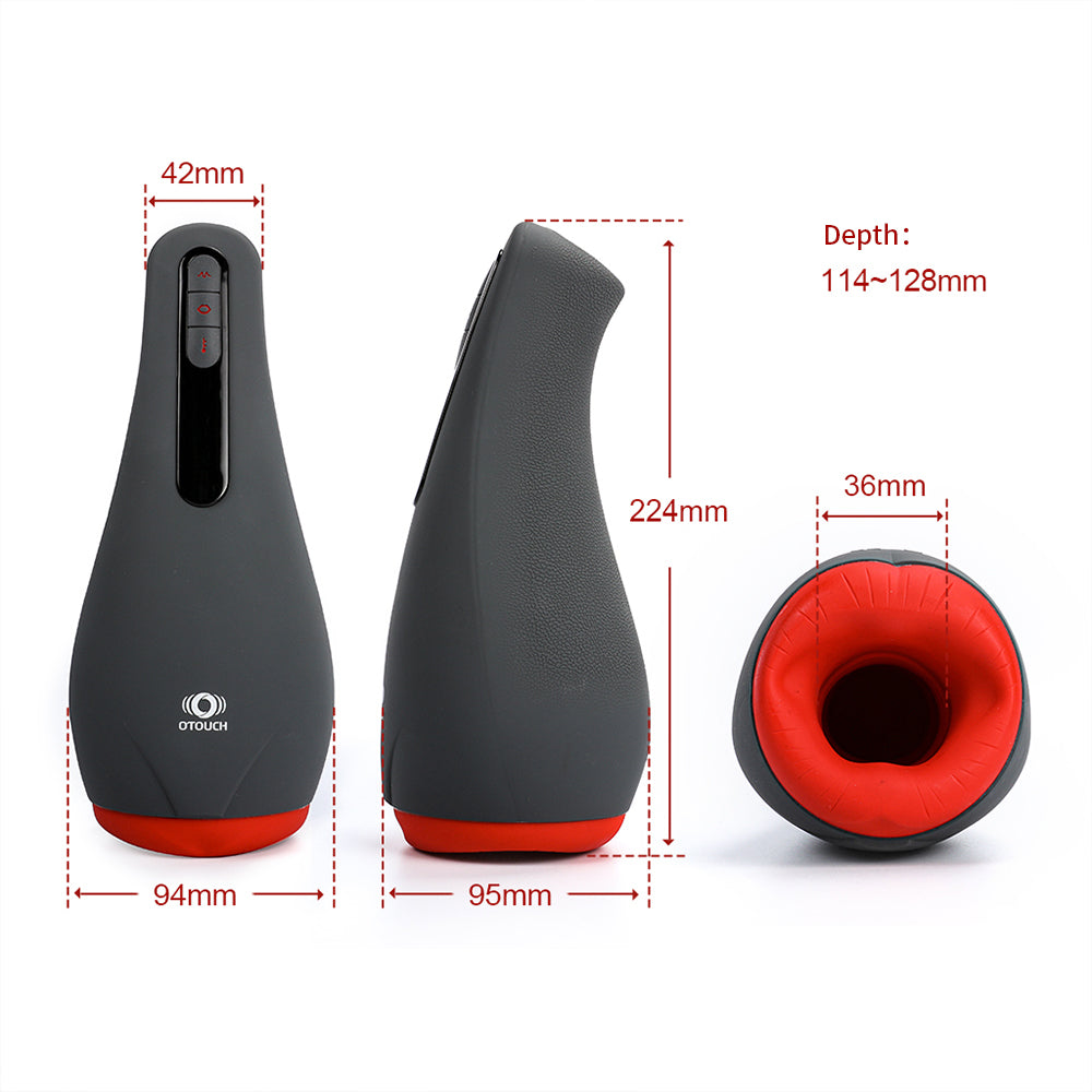 OTOUCH AIRTURN 2 - Masturbador masculino con calefacción y juguete para mamada