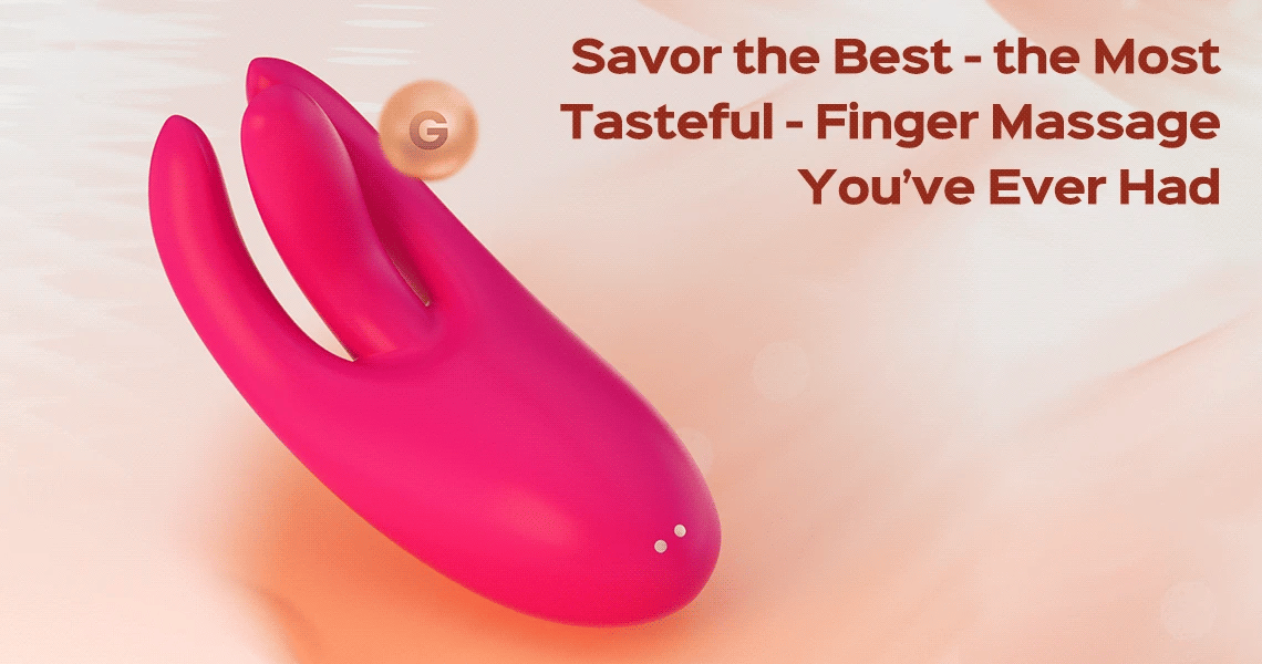 Triple Finger Vibe Flicking Finger Vibrator Klitoris G-Punkt-Stimulator für Frauen