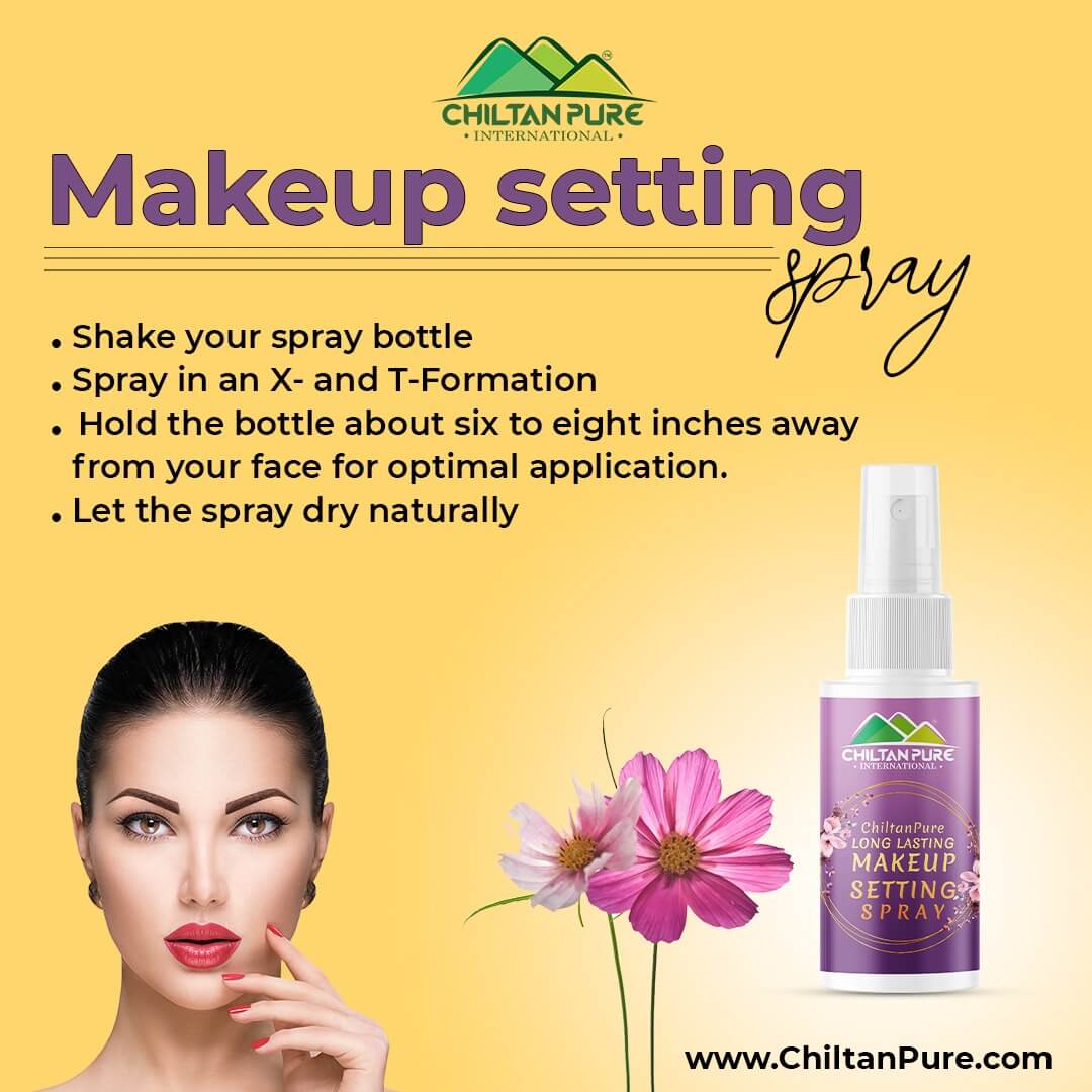 Chiltan Makeup Setting – Keeps Skin Hydrated, Plump and Soft & P – ChiltanPure
