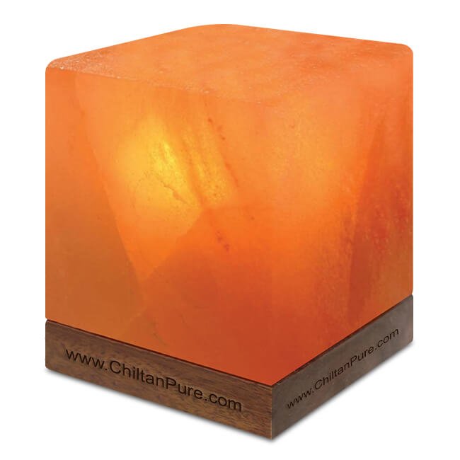 cube salt lamp