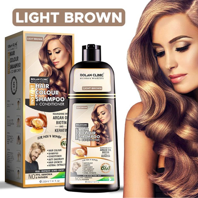 Buy Bolan Instant Hair Color Shampoo & Conditioner Light Brown At Best  Price In Pakistan - Chiltanpure