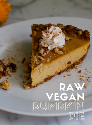 raw vegan pumpkin pie