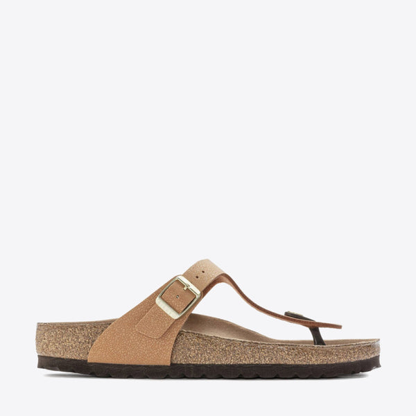 Birkenstock Gizeh Mocha Birkibuc 43751 toe post sandal