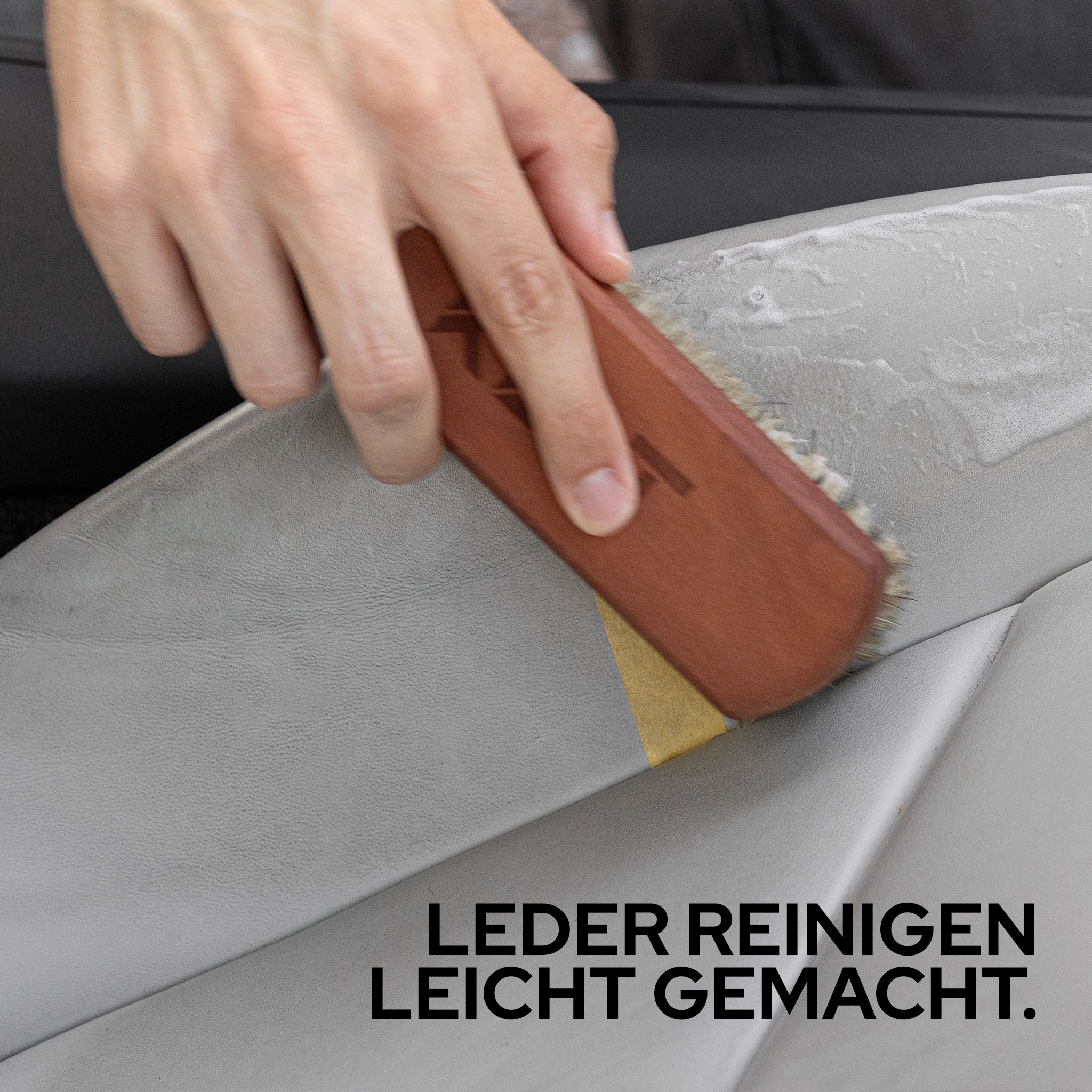 Leder Reiniger Porsche Audi BMW Mercedes Leder reinigen weißes Leder helles Leder