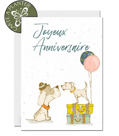 Carte D Anniversaire Eco Responsable 60 Ans Carte A Planter 60eme Cartes A Planter Cartes Eco Responsables Fabriquees A Partir De Papier Ensemence