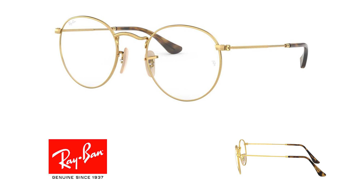 Original Ray Ban 3447V Round Metal temples – Centro Óptico Costasol SL