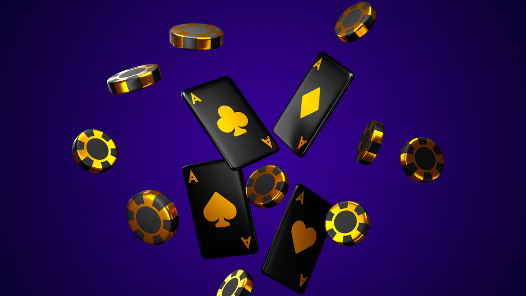 Online Poker Game - 3d assets of the online casino