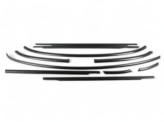 Mini Cooper Waistline Belt Line Trim Kit Black New OEM 51135A0B943
