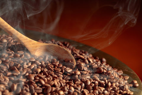 Medium roasted coffee beans 