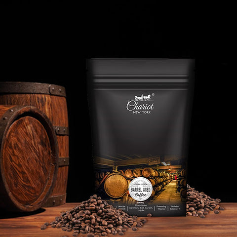 Chariot newyork barrel aged whiskey coffee beans