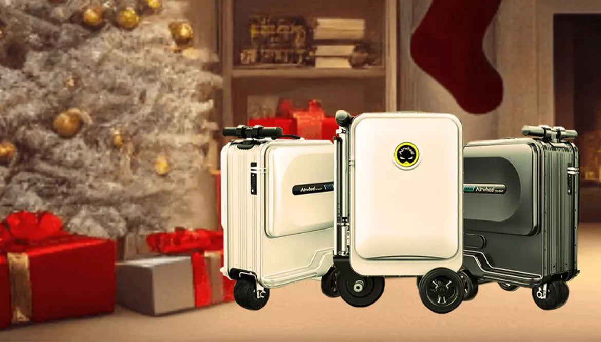 Airwheel luggages for Christmas