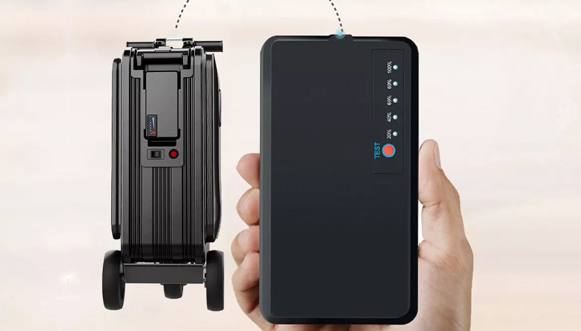 remove the battery of Airwheel SE3S luggage