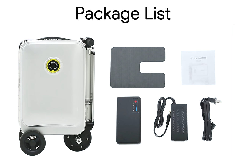 airwheelfactory-electric luggage-rideable suitcase-SE3S-package list