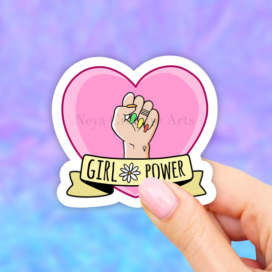 Girl Power Water Bottle Labels