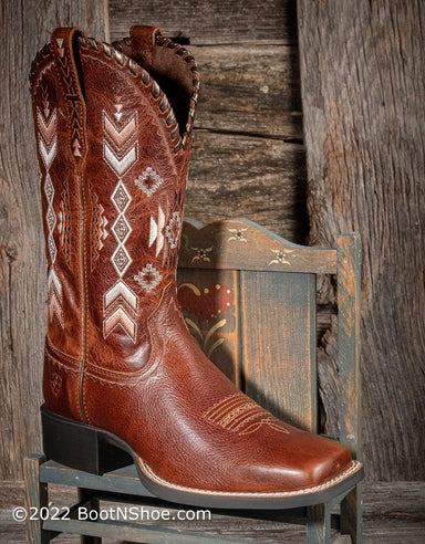 Arizona Women's Maybrook Block Heel Cowboy Boots