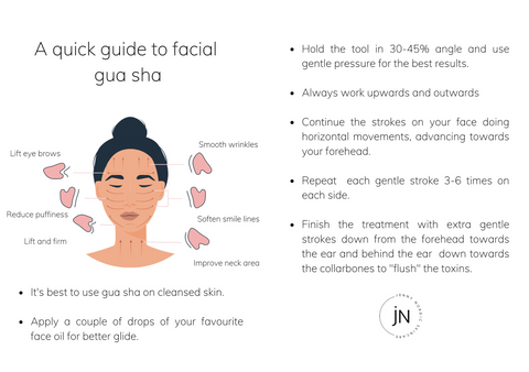 Gua sha routine for daily glow