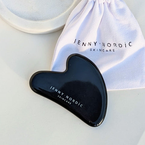 Jenny Nordic Skincare gua sha tool black obsidian