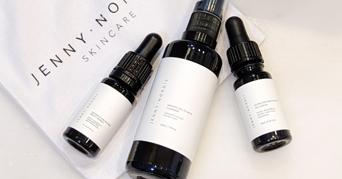 Jenny Nordic Skincare minimal travel essentials set