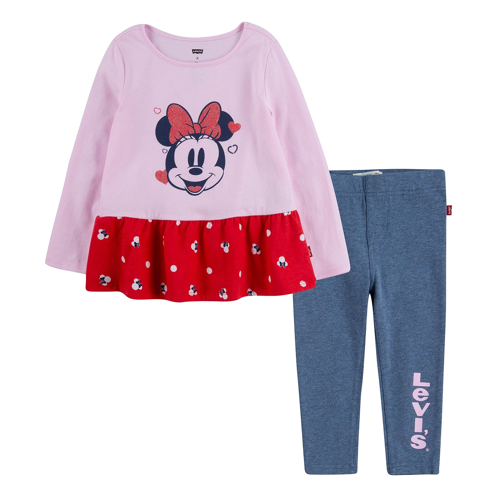 Levi's x Disney Minnie Mouse T-Shirt and Leggings Set (Little Kids) –  Rookie USA