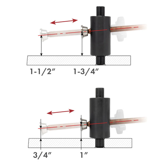 Adjustable Mounting Base for Toggle Clamps, Fits 5/8 Holes – Strong Hand  Tools