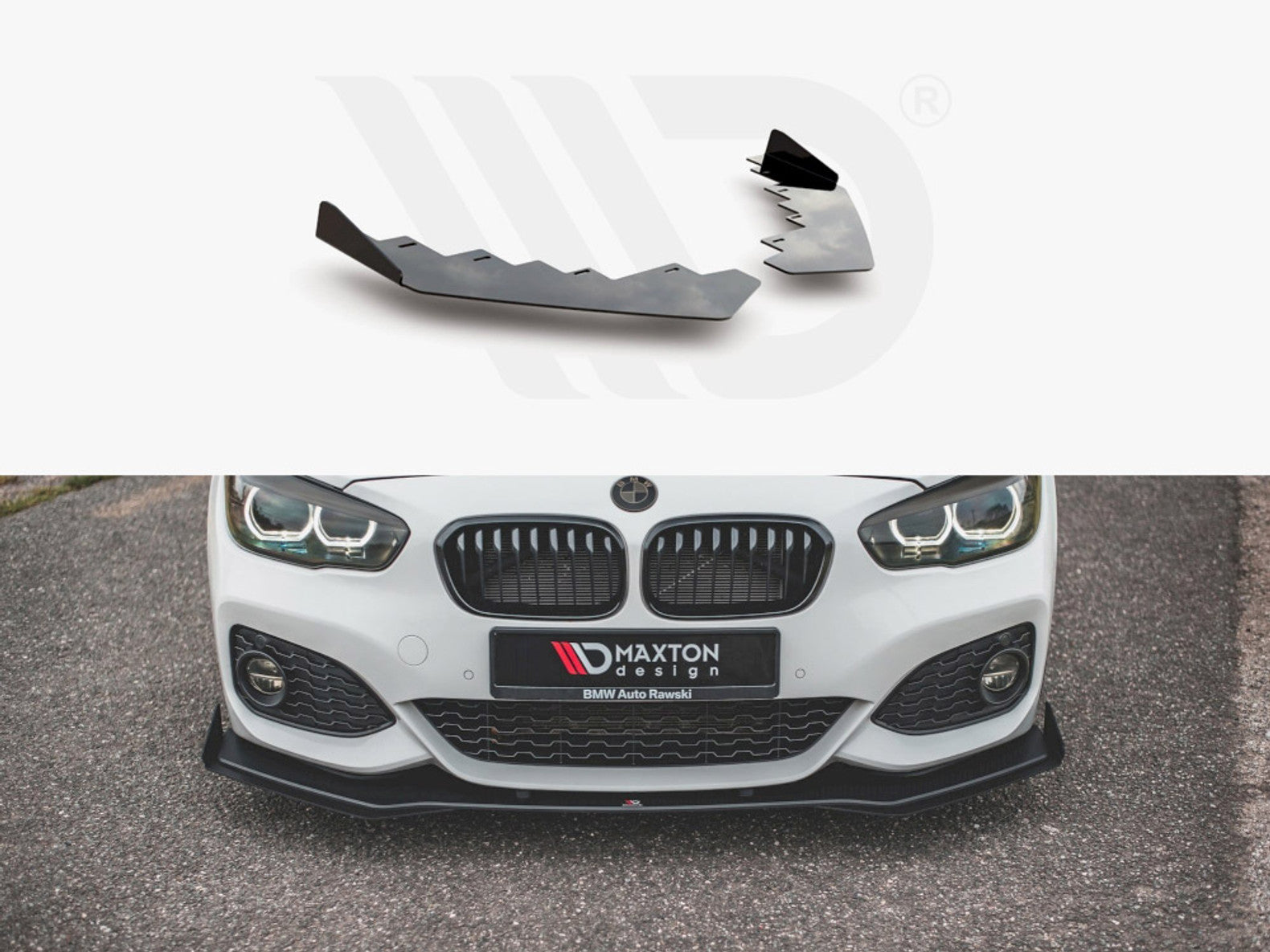 Black Gloss Front Bumper spoiler / skirt / valance For Skoda Superb 3V MK3  2015-2019 in Lips / Splitters / Skirts - buy best tuning parts in   store