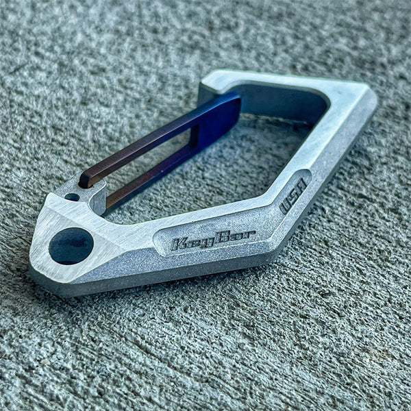 Titanium Match Slide Box With Loop